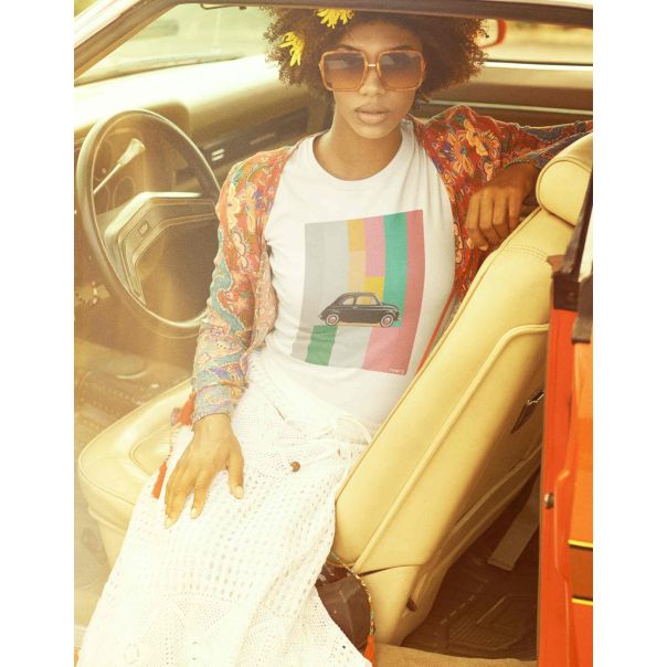 TAMANITZA Ženska bela majica TOPOLINO - Tamanitza28