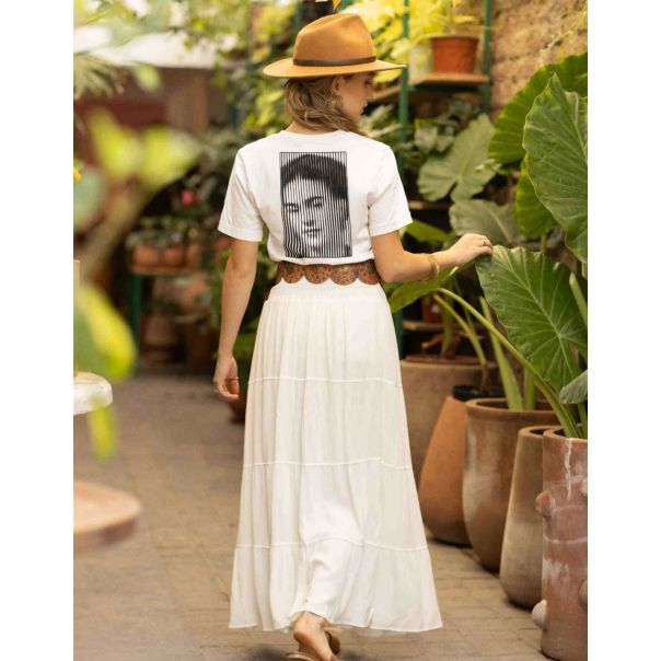 TAMANITZA Ženska bela majica FRIDA - Tamanitza12