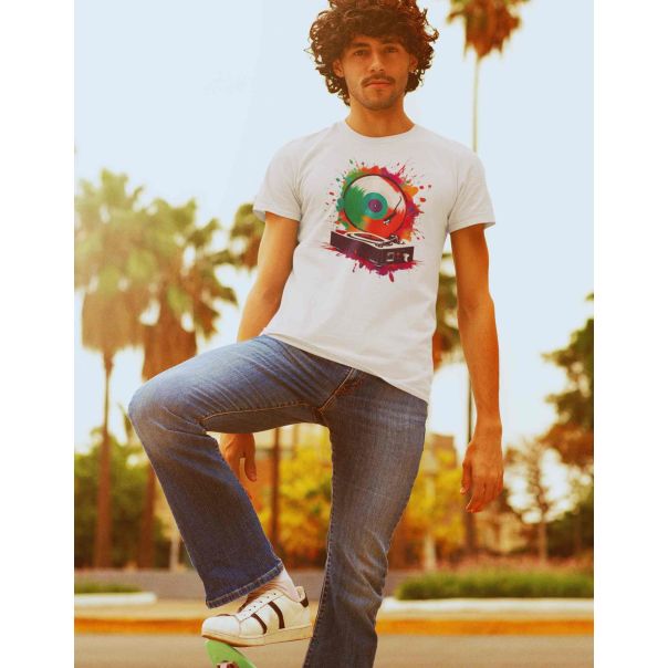 TAMANITZA Muška bela majica VINIL - Tamanitza61