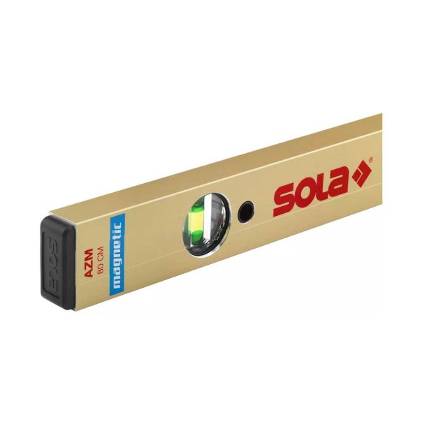 SOLA Libela alu magnet 750g/m2 2 boč 100 cm zlatna - AZM 100