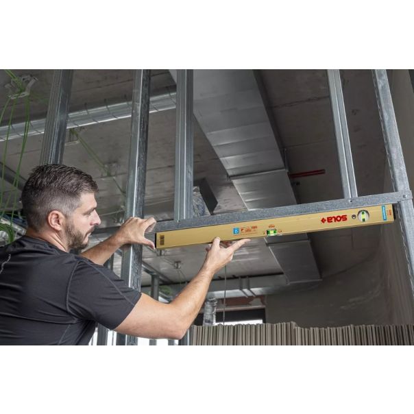 SOLA Libela alu magnet 750g/m2 2 boč 40 cm zlatna - AZM40