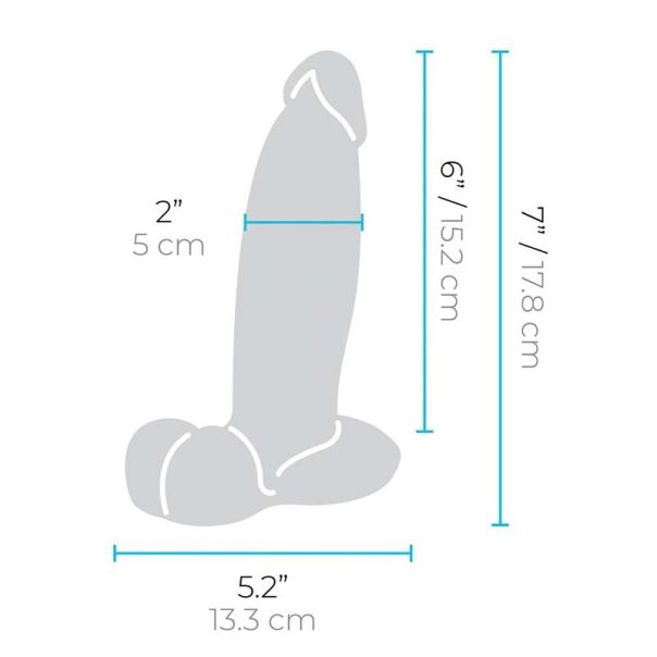 b-Vibe Slipskin Girthy 18cm - 50040470000