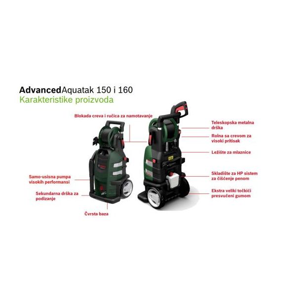 BOSCH Perač pod visokim pritiskom AdvancedAquatak 150 - 06008A7700