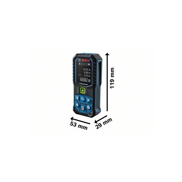 BOSCH Laserski daljinomer GLM 50-25 G, zeleni zrak - 0601072V00