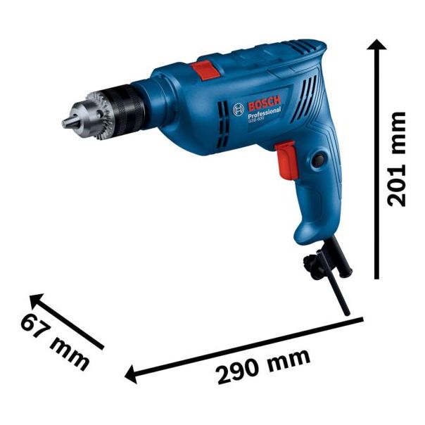 BOSCH Vibraciona bušilica GSB 600, 600W - 06011A0320