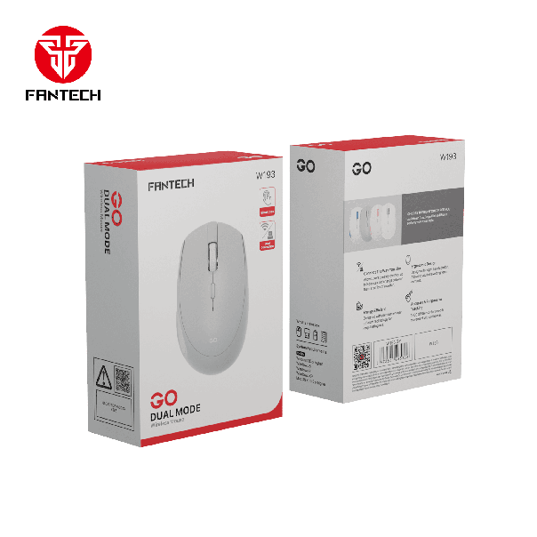 FANTECH Kancelarijski WIRELESS miš W193 Sivi - 210375