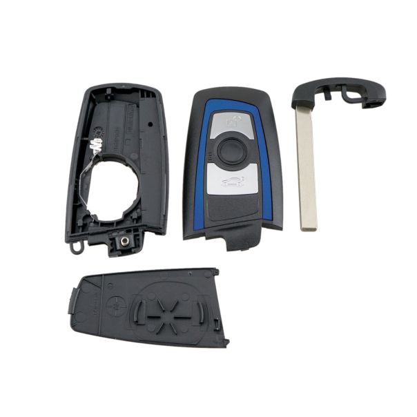 888 CAR ACCESSORIES Kućište oklop ključa 3 dugmeta  za BMW sa plavim okvirom - B158-AP000
