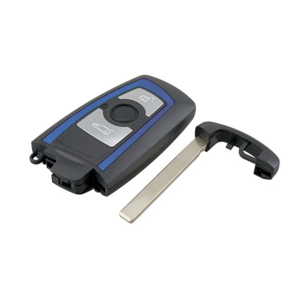 888 CAR ACCESSORIES Kućište oklop ključa 3 dugmeta  za BMW sa plavim okvirom - B158-AP000