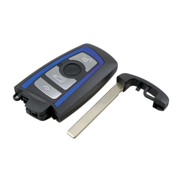 888 CAR ACCESSORIES Kućište oklop ključa 4 dugmeta  za BMW sa plavim okvirom - B160-AP000