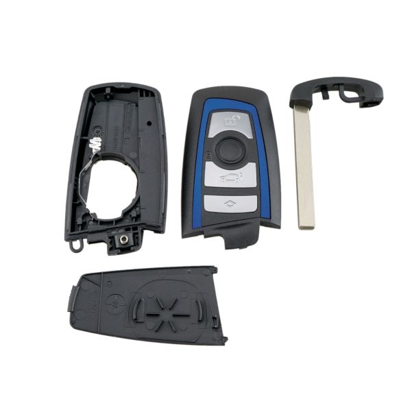 888 CAR ACCESSORIES Kućište oklop ključa 4 dugmeta  za BMW sa plavim okvirom - B160-AP000