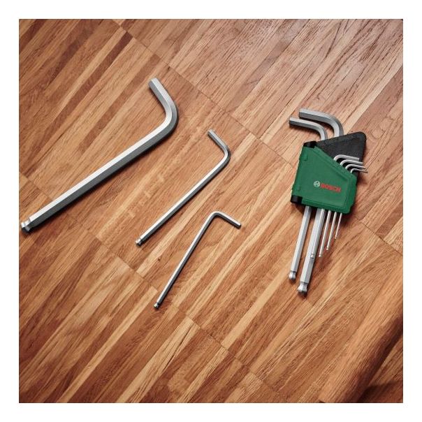 BOSCH Set inbus ključeva šestougaoni 9 kom - 1600A02BX9