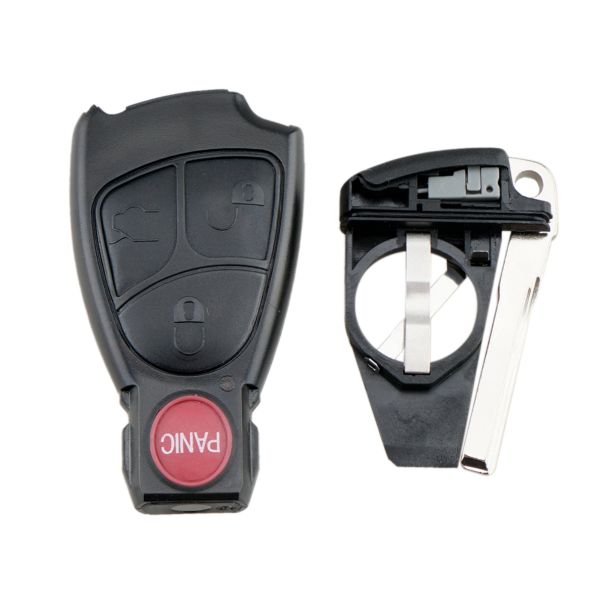 888 CAR ACCESSORIES Kućište oklop ključa 3+1 dugme za mercdes - B27-AP000