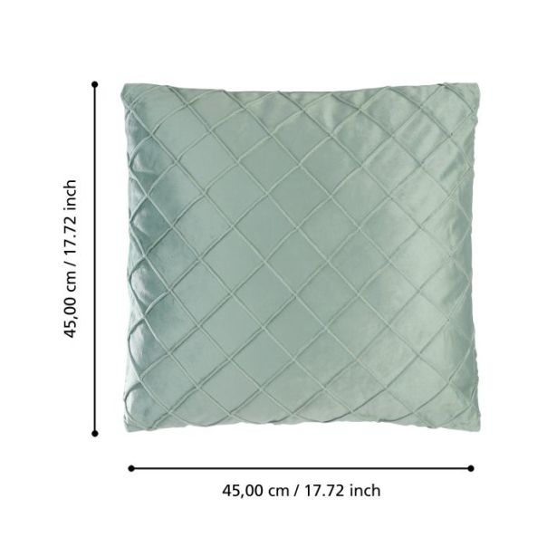 EGLO Dekorativni jastuk 45x45cm Shoura, mint - 420252