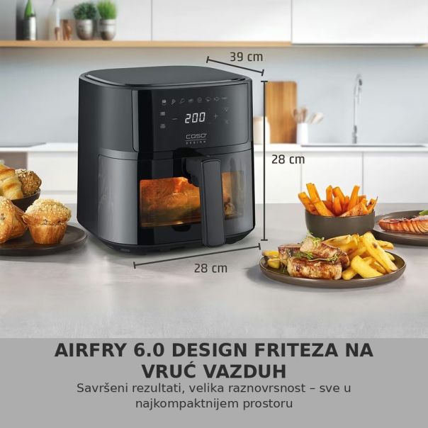 CASO Friteza na vruć vazduh 6.0 - EP3176608