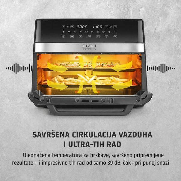 CASO Friteza na vruć vazduh sa dve korpe DuoChef - EP3176611