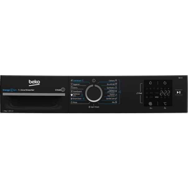 Beko BM3WFSU38413WPBB1 veš mašina 8 kg 1400 o/min Bela - Crna - EP3276108