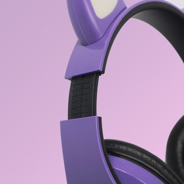 Bluetooth slusalice Cat Ear ljubicaste - 235527