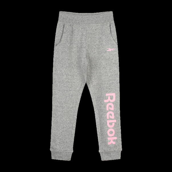 REEBOK komplet trenerka za devojčice krop top, sivo roze - B4356RG