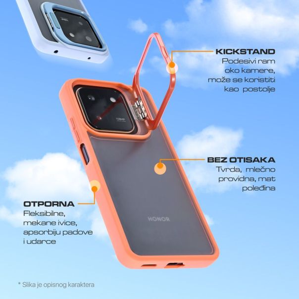 Maska za Honor X7d 4G/400 Smart 5G plava Pastel Pop - 225641