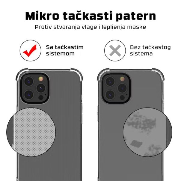 Maska za Xiaomi Redmi 15 4G EU 171mm Transparent Ice Cube - 223587