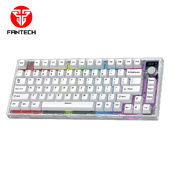FANTECH Gejmerska mehanička tastatura MK910 PBT MAXFIT FROST WIRELESS Space (ŽUTI SWITCH) - 213774