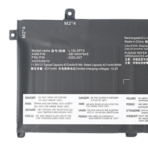 Baterija za laptop Lenovo T14 G1, P14s G2, T490, L18L3P73 HQ2200 B - EP3232266