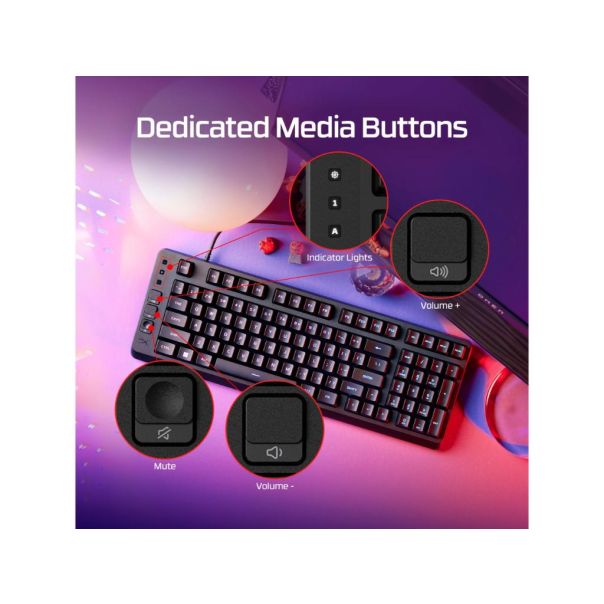 HYPERX Tastatura Eve 1800 Gaming Keyboard US - EP3172921