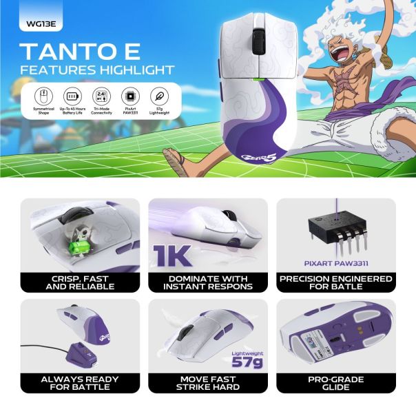 FANTECH Mis Wireless Gaming WG13E Tanto E ONE PIECE - GEAR5 - EP3169454