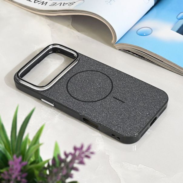 Maska za iPhone 17 Pro Max 6.9 Magsafe Sparkle Dust crna - 222938