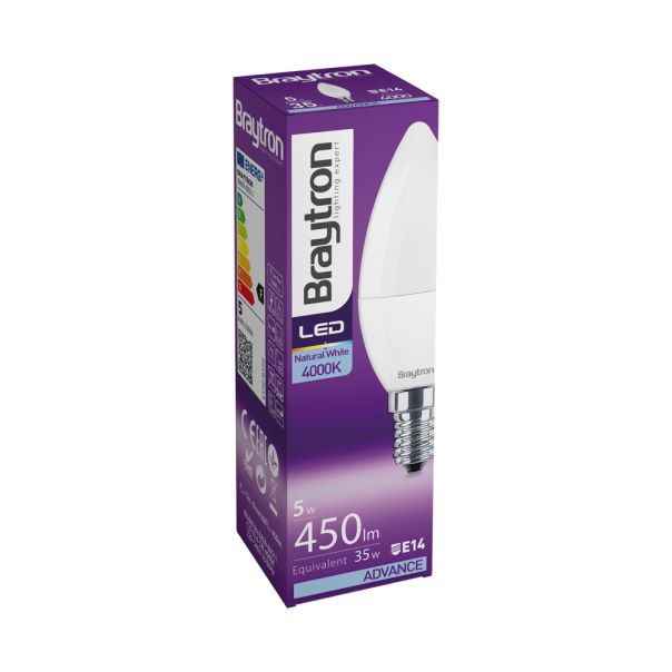 BRAYTRON LED sijalica BRY-ADVANCE-5W-E14-C37-4000K - BA09-00511