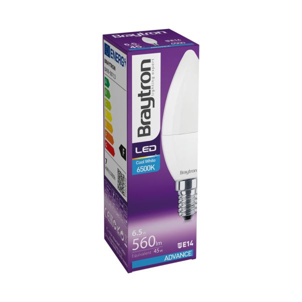 BRAYTRON LED sijalica BRY-ADVANCE-6,5W-E14-C37-6500K - BA09-00713