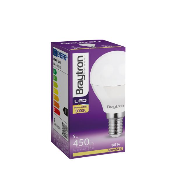 BRAYTRON LED sijalica BRY-ADVANCE-5W-E14-P45-3000K - BA11-00510