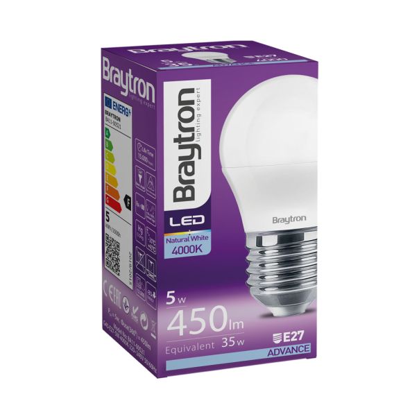 BRAYTRON LED sijalica BRY-ADVANCE-5W-E27-G45-4000K - BA11-00521
