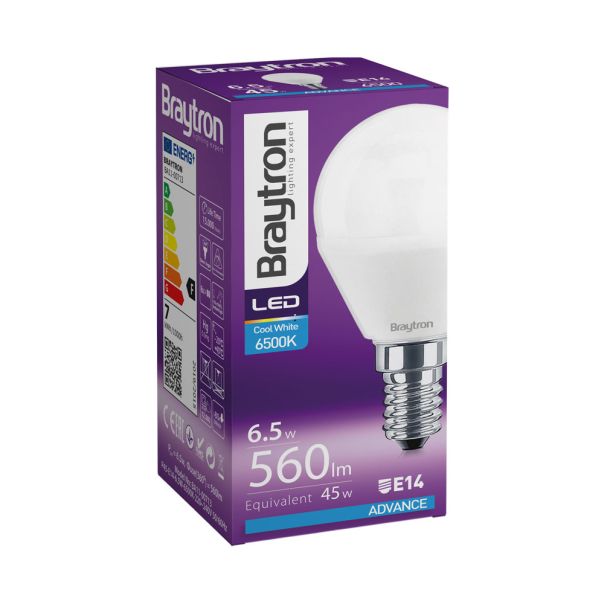 BRAYTRON LED sijalica BRY-ADVANCE-6,5W-E14-P45-6500K - BA11-00713