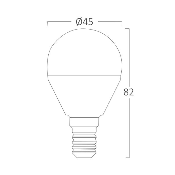 BRAYTRON LED sijalica BRY-ADVANCE-6,5W-E14-P45-6500K - BA11-00713
