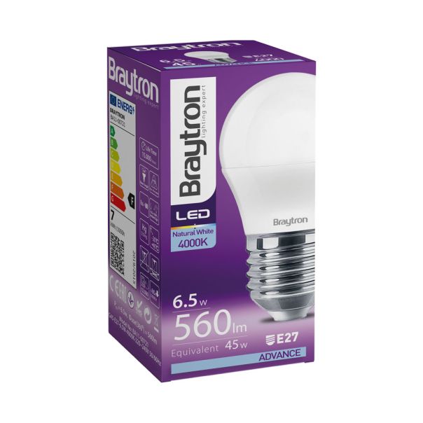 BRAYTRON LED sijalica BRY-ADVANCE-6,5W-E27-G45-4000K - BA11-00721