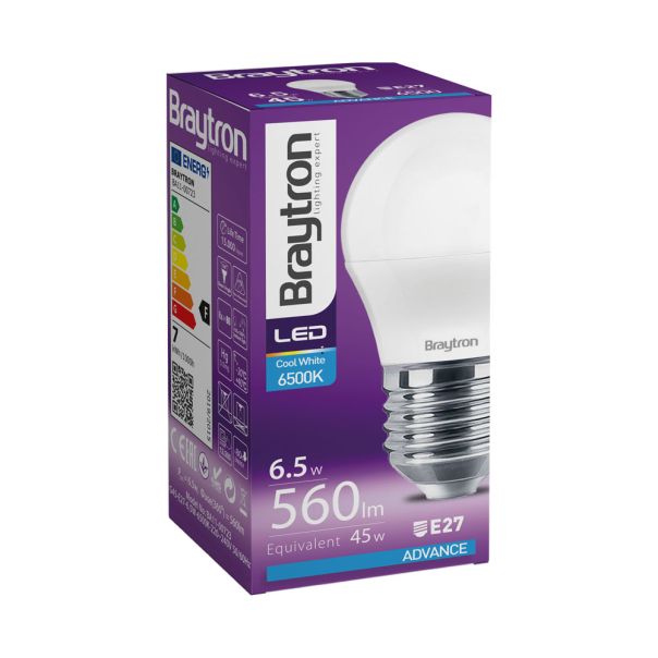 BRAYTRON LED sijalica BRY-ADVANCE-6,5W-E27-G45-6500K - BA11-00723