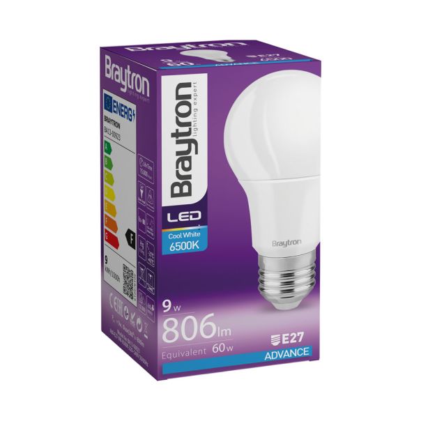 BRAYTRON LED sijalica BRY-ADVANCE-9W-E27-A60-6500K - BA13-00923