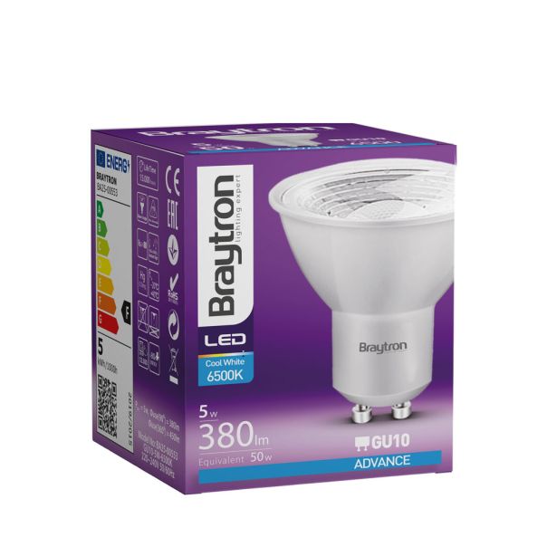 BRAYTRON LED sijalica BRY-ADVANCE-5W-GU10-38D-6500K - BA25-00553