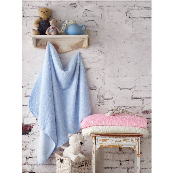 DEKOR DOM Ćebe CB EMBOSS BABY BLANKET - PEMBE - EP2882196