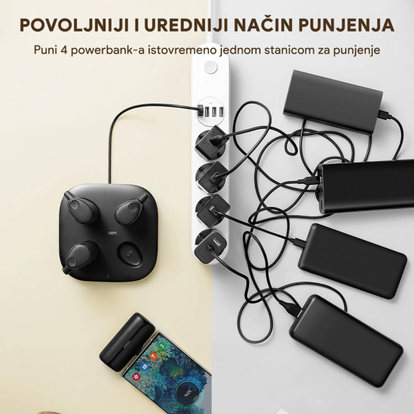 Back up baterija Apollo 4 u 1 set stanica - 213965
