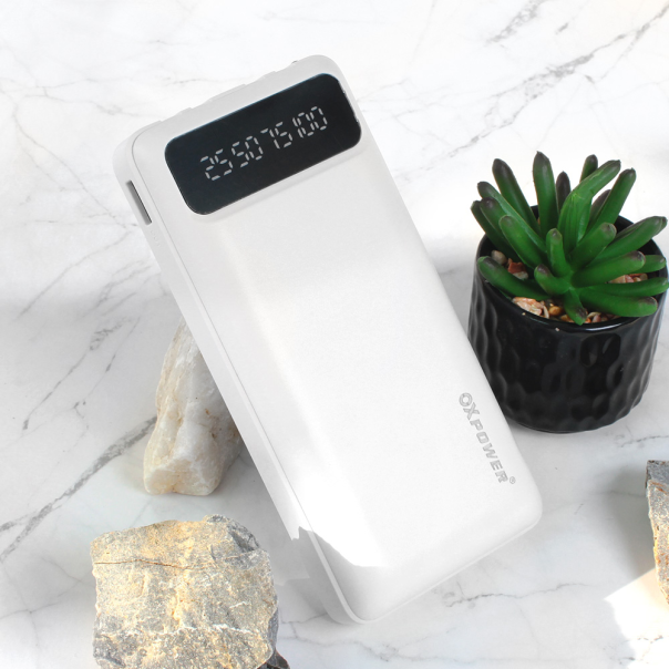 Power bank prenosiva baterija Oxpower PC4-1 4in1 5V 2A 10000 mAh bela - 206309