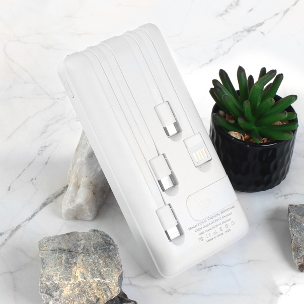Power bank prenosiva baterija Oxpower PC4-2 4in1 5V 2A 20000 mAh bela - 206305