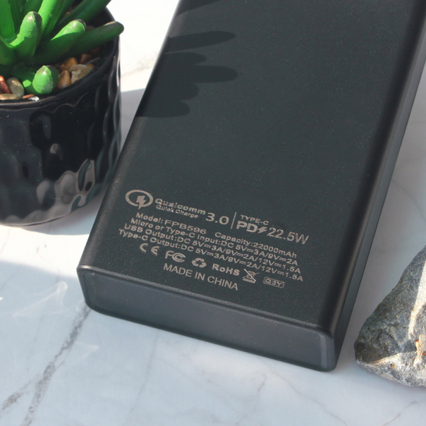 Power bank prenosiva baterija Oxpower PD11 5V 3A 12000 mAh crna - 206312