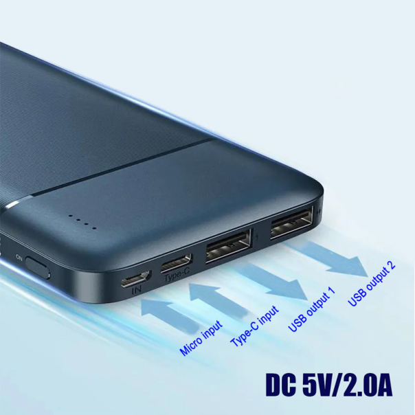 Power bank prenosiva baterija REMAX Lango RPP-96 2USB 10000mAh bela - 204261