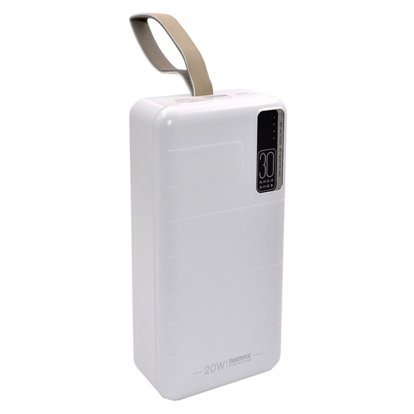 Power bank prenosiva baterija REMAX Noah Series RPP-506 PD QC 20W 22.5W 30000mAh bela - 206583