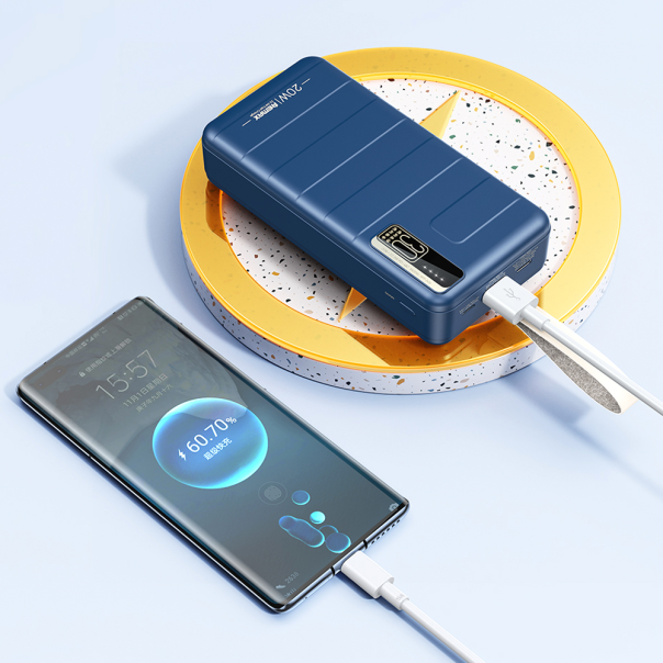 Power bank prenosiva baterija REMAX Noah Series RPP-506 PD QC 20W 22.5W 30000mAh bela - 206583