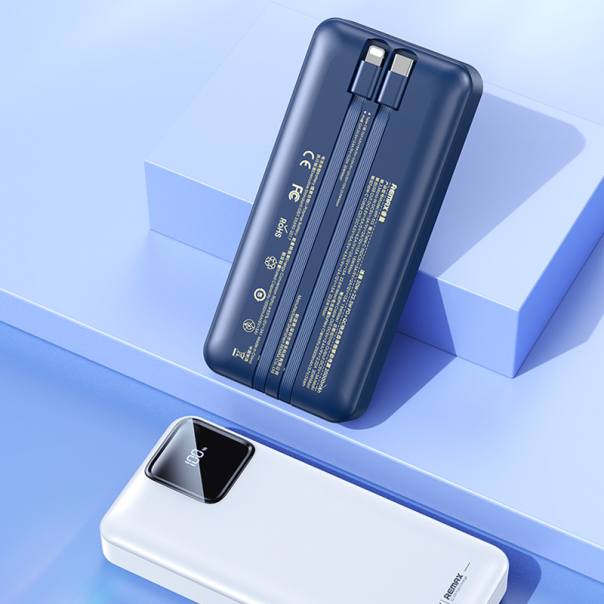 Power bank prenosiva baterija REMAX Suji Series RPP-500 20W+22.5W PD+QC 10000mAh bela - 206316