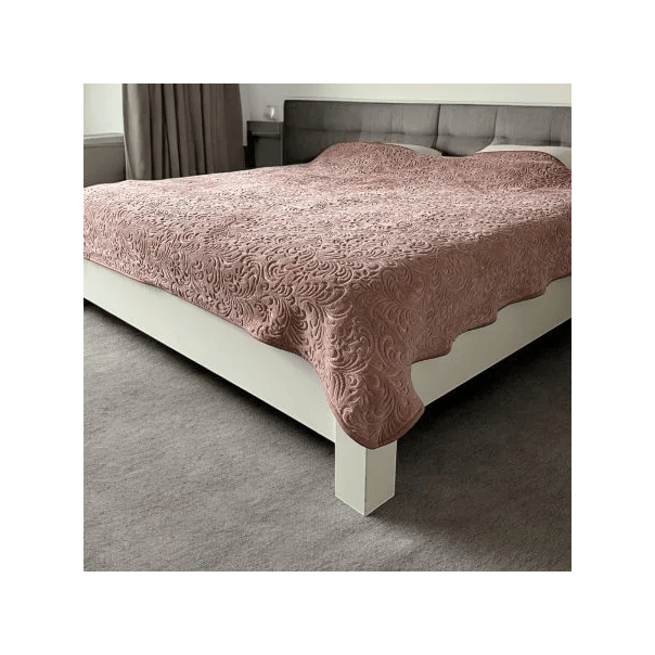VIKTORIJA Ćebe Premium Soft 210x240cm Bahar vino boja - VLK000401-baharvino