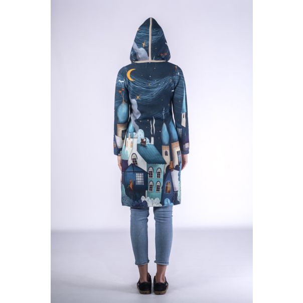 BAIKA Štrikani kaput za žene - Čari noći - KOCNO